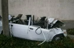На Кубани водитель на скорости врезался в стену зернохранилища и погиб