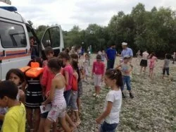 Спасатели провели урок безопасности на реке «Сунжа»