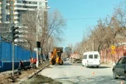 В Волгограде начали асфальтировать улицу Кубанскую